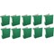 Q-Connect Foolscap Recycled Lever Arch Files, 70mm Spine, Green, Pack of 10