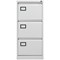 Jemini Foolscap Filing Cabinet, 3 Drawer, Grey