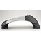 Q- Connect Foot Rest with Carpet, Black/Silver