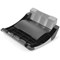 Q-Connect Foot Rest with Rubber, Black/Silver
