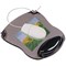 Q-Connect Cored Router Gel Mouse Mat, With Wrist Rest, Grey