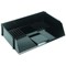 Q-Connect Wide Entry Letter Tray, Black Q-Connect Wide Entry Letter Tray, Black