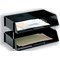 Q-Connect Wide Entry Letter Tray, Black Q-Connect Wide Entry Letter Tray, Black