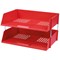 Q-Connect Wide Entry Letter Tray, Red