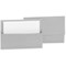 Q-Connect Document Wallets, 285gsm, Foolscap, Grey, Pack of 50