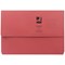 Q-Connect Document Wallets, 285gsm, Foolscap, Red, Pack of 50