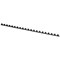 Q-Connect Binding Combs, 8mm, Black, Pack of 100
