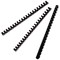 Q-Connect Binding Combs, 16mm, Black, Pack of 50