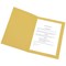 Q-Connect 180gsm, Square Cut Folder, Light-Weight, Foolscap, Yellow, Pack of 100