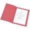Q-Connect 180gsm, Square Cut Folder, Light-Weight, Foolscap, Red, Pack of 100