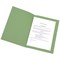 Q-Connect Square Cut Folders, 180gsm, Foolscap, Green, Pack of 100