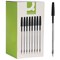 Q-Connect Ballpoint Pen, Black, Pack of 50