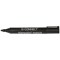 Q-Connect Permanent Marker Pen Bullet Tip Black (Pack of 10)