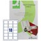 Q-Connect Multi-Purpose Label, 63.5x46.5mm, 18 per Sheet, Pack of 100 Sheets