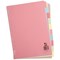 Q-Connect Subject Dividers, 10-Part, A4, Assorted