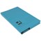 Q-Connect Front Pocket Transfer Files, 300gsm, Foolscap, Blue, Pack of 25