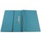 Q-Connect Front Pocket Transfer Files, 300gsm, Foolscap, Blue, Pack of 25