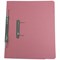 Q-Connect Front Pocket Transfer Files, 300gsm, Foolscap, Pink, Pack of 25