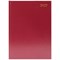 Desk Diary 2 Page Per Day A4 Burgundy 2027