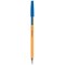 Q-Connect Ballpoint Pen, Fine, Blue, Pack of 20