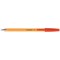 Q-Connect Ballpoint Pen, Fine, Red, Pack of 20