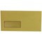Q-Connect DL Envelopes, Window, Gummed, 70gsm, Manilla, Pack of 1000 Q-Connect DL Envelopes, Window, Gummed, 70gsm, Manilla, Pack of 1000