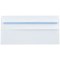 Q-Connect DL Recycled Envelopes, Self Seal, 100gsm, White, Pack of 500