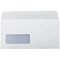 Q-Connect DL Envelopes, Window, Self Seal, 100gsm, White, Pack of 1000