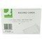 Q-Connect Lined Record Cards, 152x102mm, White, Pack of 100