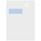 Q-Connect C4 Window Envelopes, Self Seal, 100gsm, White, Pack of 250 Q-Connect C4 Window Envelopes, Self Seal, 100gsm, White, Pack of 250