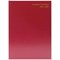 Q-Connect A4 Academic Diary, Week To View, Burgundy, 2025-2026