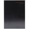 Q-Connect A4 Academic Diary, Week To View, Black, 2025-2026