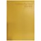 5 Star A4 Academic Diary, Week To View, Yellow, 2025-2026