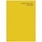 Q-Connect A5 Academic Diary, Week To View, Yellow, 2025-2026