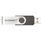Q-Connect USB 2.0 Swivel Flash Drive, 64Gb