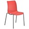 Astin Logi 4 Leg Chair, Red