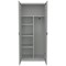 Jemini Steel Janitorial Cleaning Cupboard 800x1800mm Silver