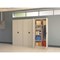 5 Star Janitorial Cleaning Cupboard Steel Silver