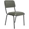 Tovi Side Chair Green with Black Frame