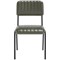 Tovi Side Chair Green with Black Frame