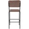 Tovi High Chair Brown with Black Frame