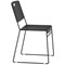 Titan Arc High Density Stacker Chair 520x545x805mm Black