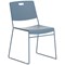 Titan Arc High Density Stacker Chair 520x545x805mm Steel Blue