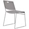Titan Arc High Density Stacker Chair 520x545x805mm Grey