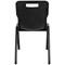 Titan One Piece Retold Chair Size 6 470x530x805mm Black