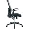 Jemini Zumo Chair with Folding Arms, Black and Grey