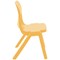 Titan One Piece Classroom Chair Size 5 470x500x770mm Marigold