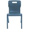 Titan One Piece Classroom Chair Size 5 470x500x770mm Steel Blue