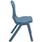Titan One Piece Classroom Chair Size 5 470x500x770mm Steel Blue