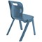 Titan One Piece Classroom Chair Size 5 470x500x770mm Steel Blue